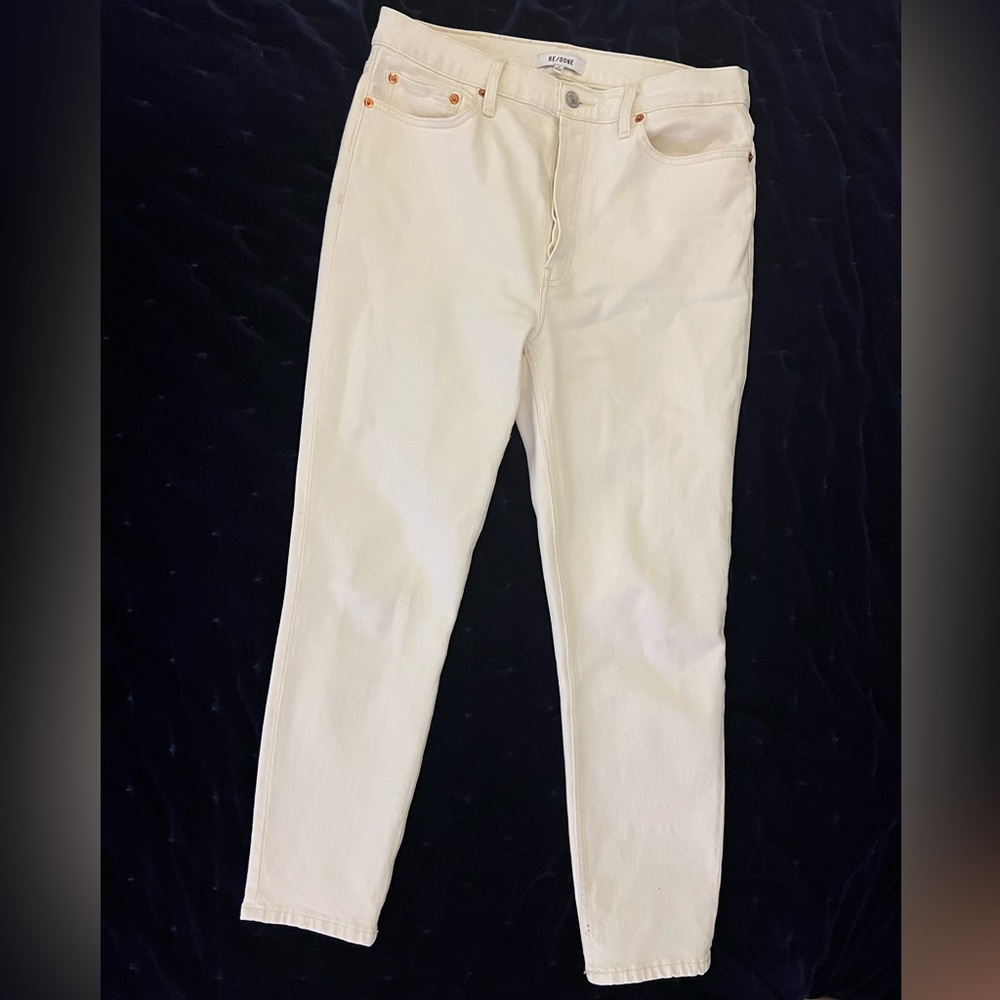 Jenni Kayne cream jeans